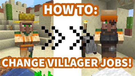 how to change villager jobs|How to change a Villager's profession in Minecraft .